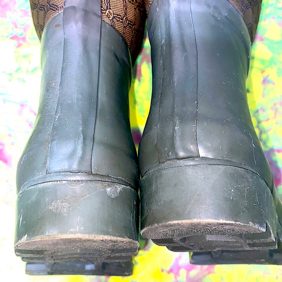 ETIENNE AIGNER E-WAKELY INSIGNIA RAIN BOOTS SZ 7 - Picture 11 of 14